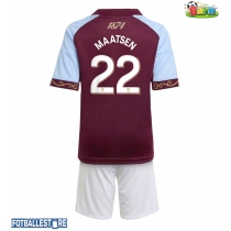 Aston Villa Ian Maatsen #22 Hjemmedraktsett Barn 2025-26 Kortermet (+ Korte bukser)